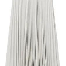 Плиссированная юбка из искусственной кожи