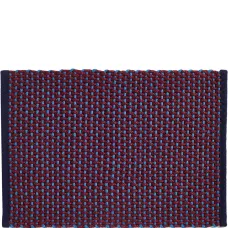 Плетеный придверный коврик