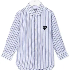 Полосатая рубашка на пуговицах