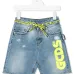 Джинсовые шорты с логотипом