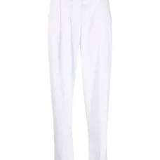 зауженные брюки с завышенной талией