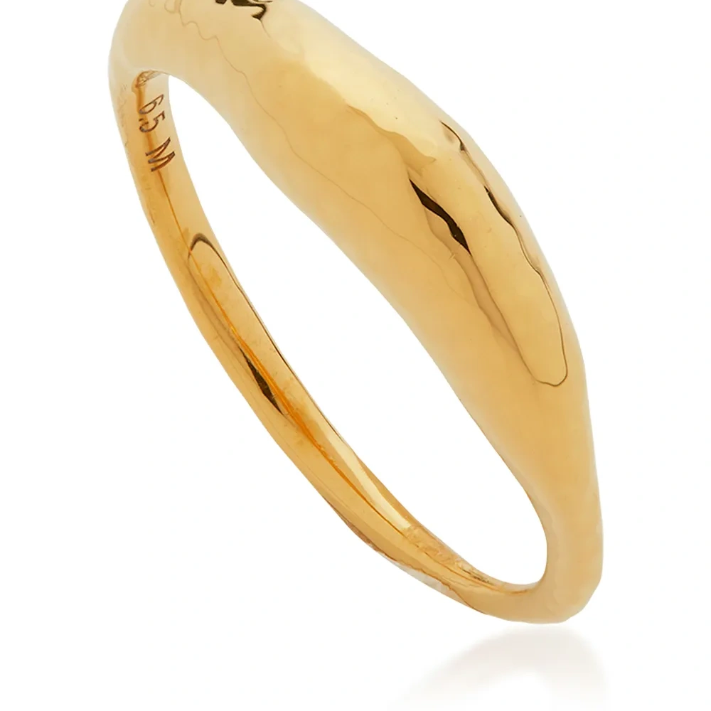 Кольцо Deia из позолоченного серебра