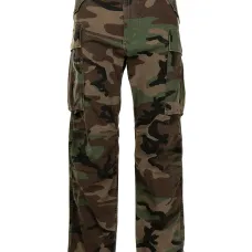 брюки с камуфляжным принтом