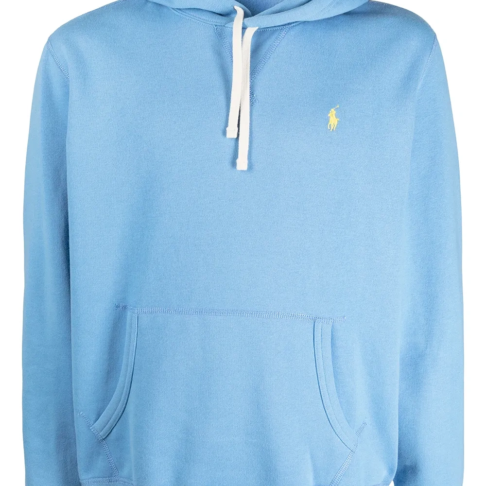 Худи свободного кроя с вышитым логотипом