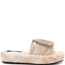 кружевные шлепанцы