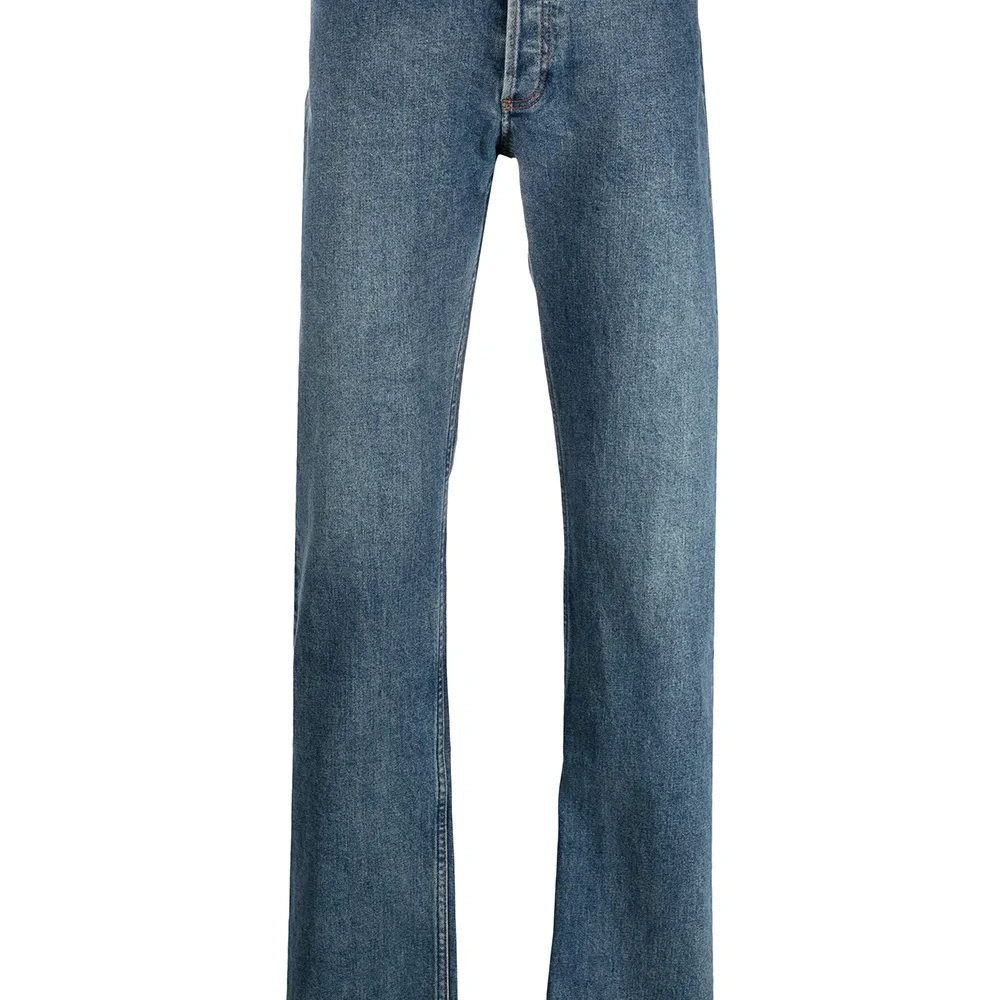 Прямые джинсы средней посадки