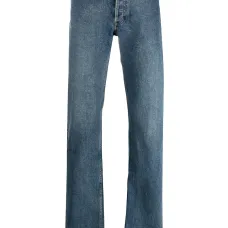 Прямые джинсы средней посадки