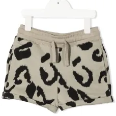 Спортивные шорты с леопардовым принтом