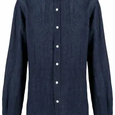 Рубашка с воротником-стойкой