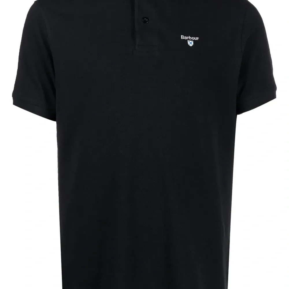 Рубашка поло с вышитым логотипом