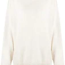 джемпер с вырезом-лодочкой