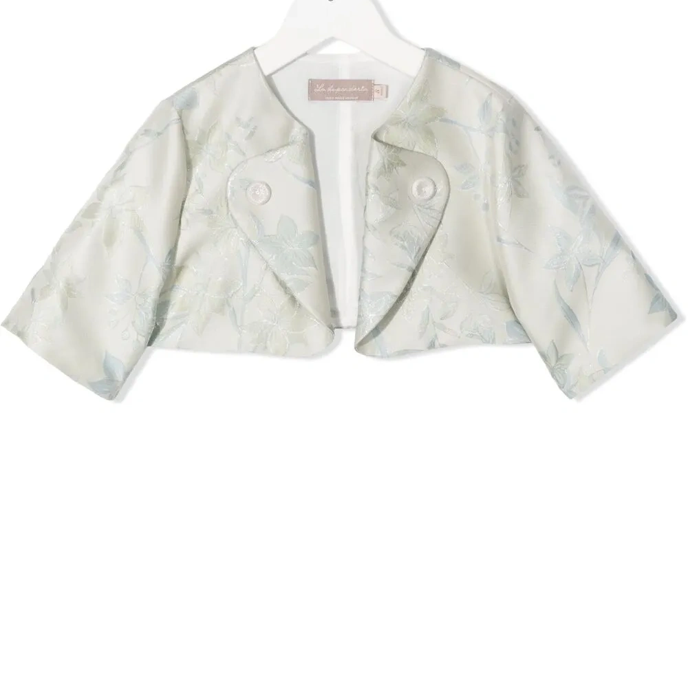 укороченный жаккардовый жакет Magda