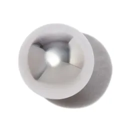 Серьга-гвоздик Ball из белого золота