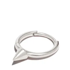 Серьга Short Spike из белого золота