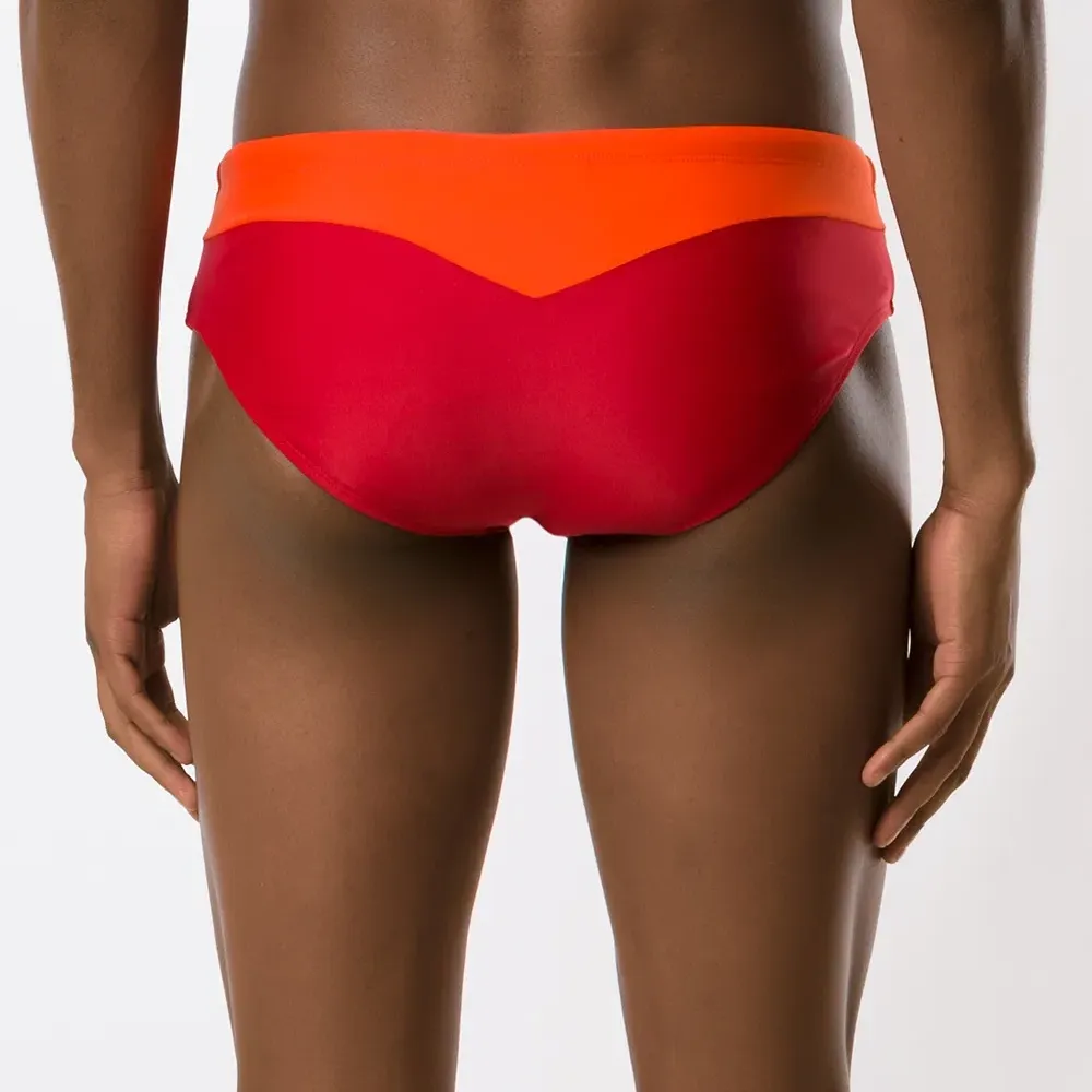 Плавки с контрастной вставкой