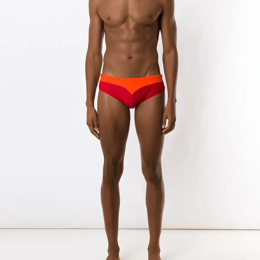 Плавки с контрастной вставкой