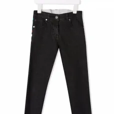 джинсы с логотипом на лампасах джинсы с логотипом на лампасах