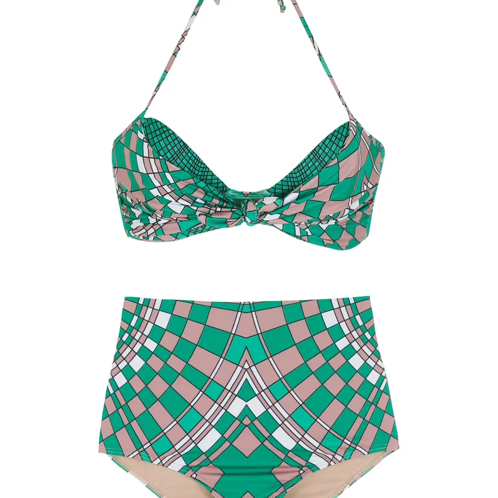 Бикини с геометричным принтом