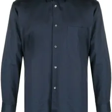 Рубашка с заостренным воротником