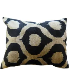 Жаккардовая подушка из смесового шелка