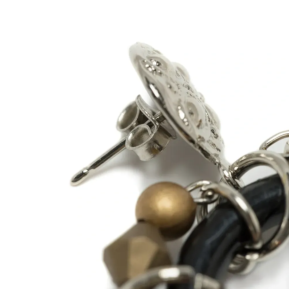 Серьги Bolas Listrado