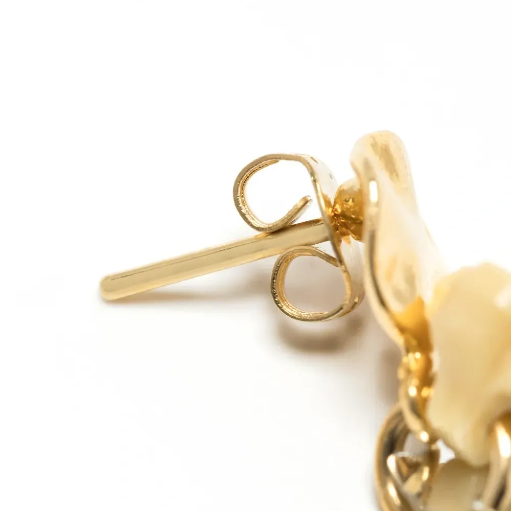 Серьги в технике кроше