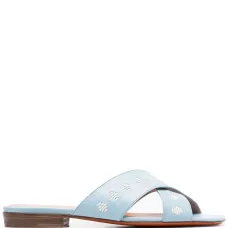 сандалии с перекрестными ремешками