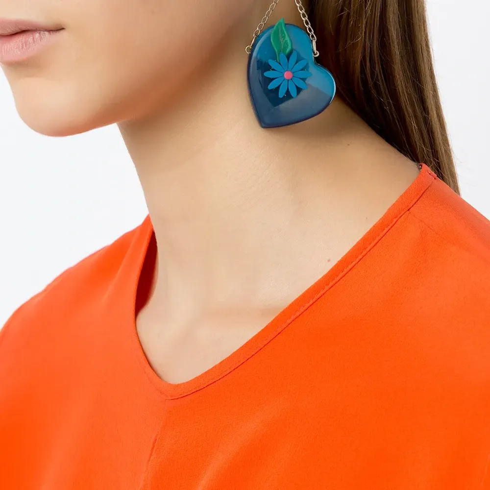 Серьги Coração