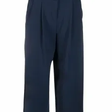 Укороченные брюки с поясом