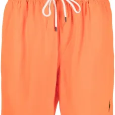 Плавки-шорты с кулиской и логотипом