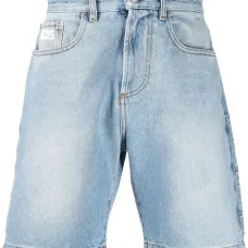 Джинсовые шорты с нашивкой-логотипом