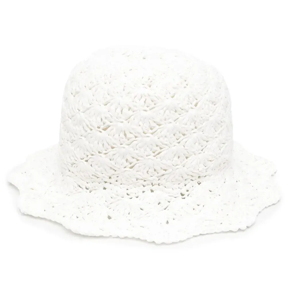 Плетенная сумка-ведро из рафии