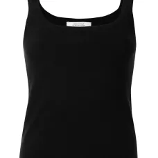 Топ без рукавов с U-образным вырезом