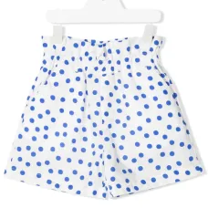 шорты в горох с завышенной талией