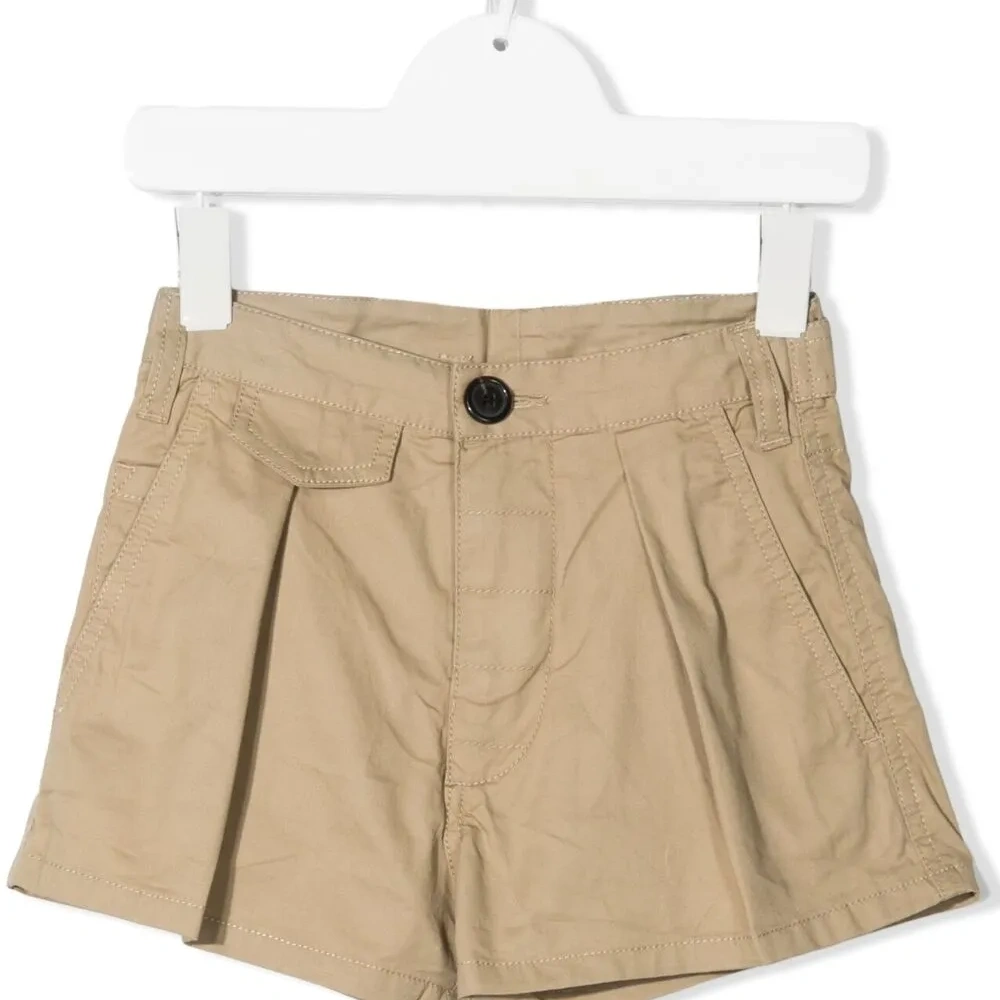 расклешенные шорты с завышенной талией