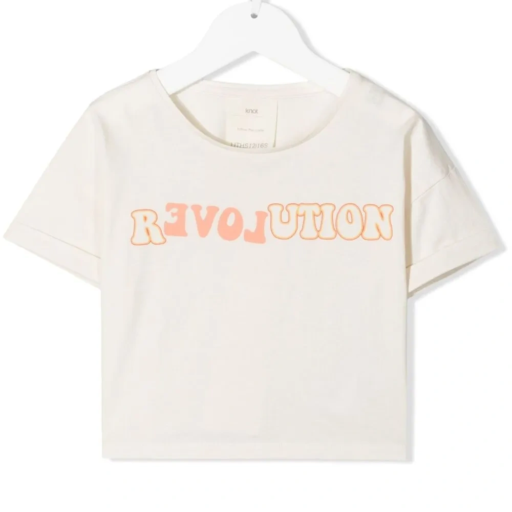 укороченная футболка R(evol)ution