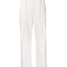 брюки в тонкую полоску