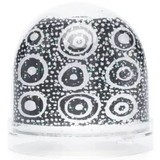 Снежный шарф с абстрактным принтом