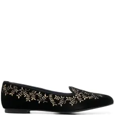 бархатные слиперы из коллаборации с Castañer Hojas