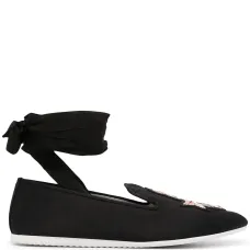 лоферы с завязками