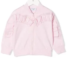 толстовка на молнии с оборками