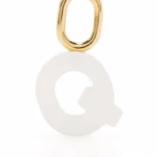 подвеска Letter Q из позолоченного серебра