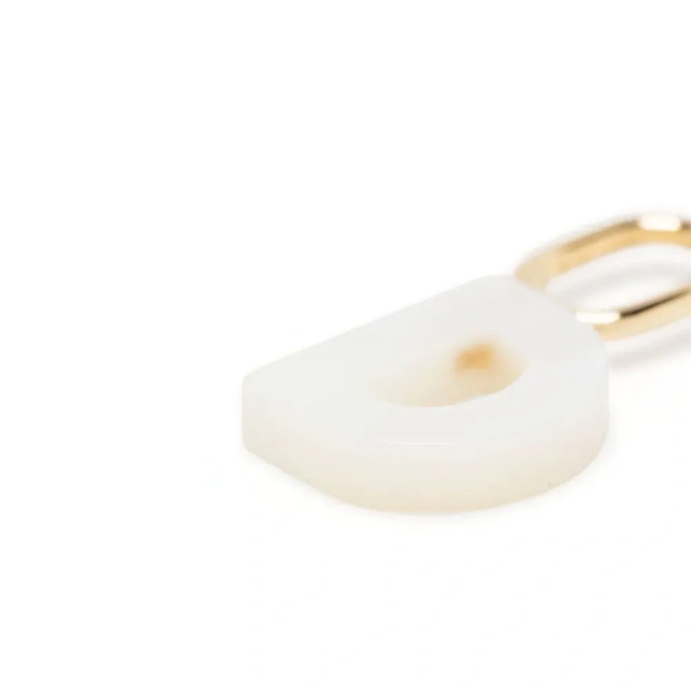 подвеска Lucid Letter D из позолоченного серебра