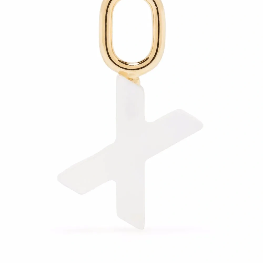подвеска Lucid Letter X из позолоченного серебра
