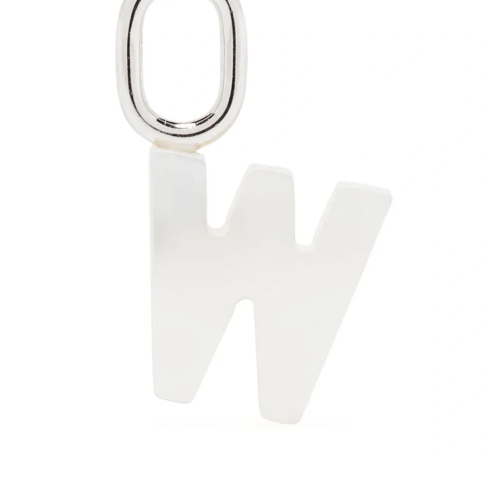 подвеска Lucid Letter W из позолоченного серебра