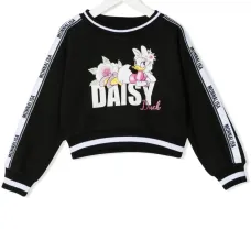 укороченная толстовка с принтом Daisy укороченная толстовка с принтом Daisy