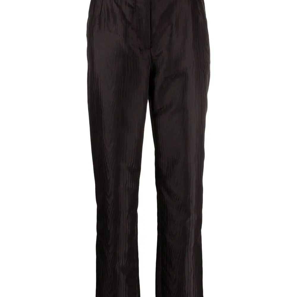 Брюки с завышенной талией и поясом Брюки с завышенной талией и поясом