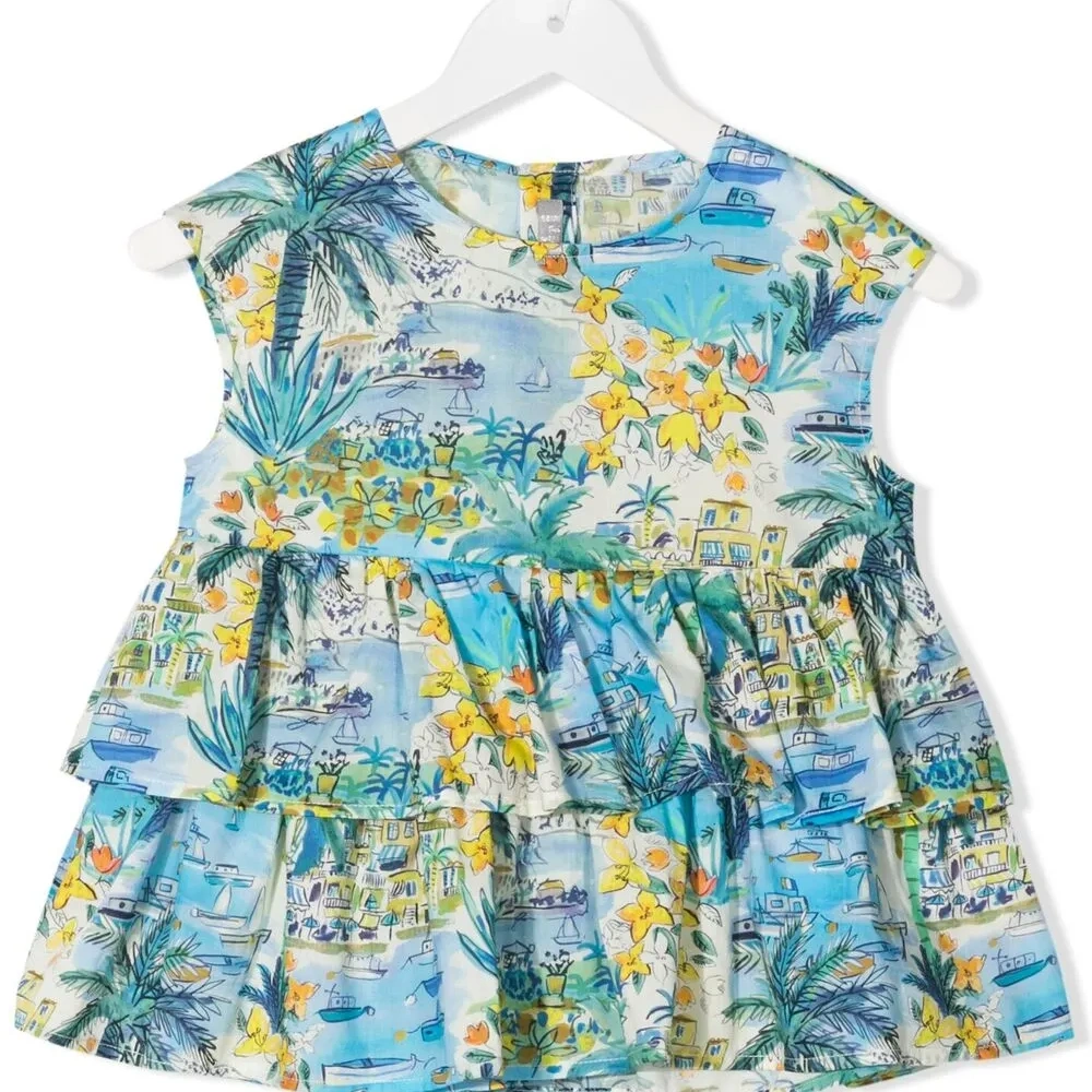 Топ с графичным принтом