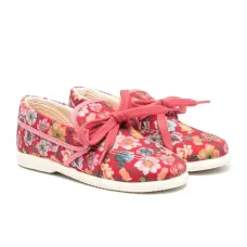 лоферы с цветочным принтом и бантами