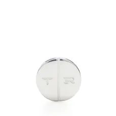 Серьга-гвоздик в форме пилюли